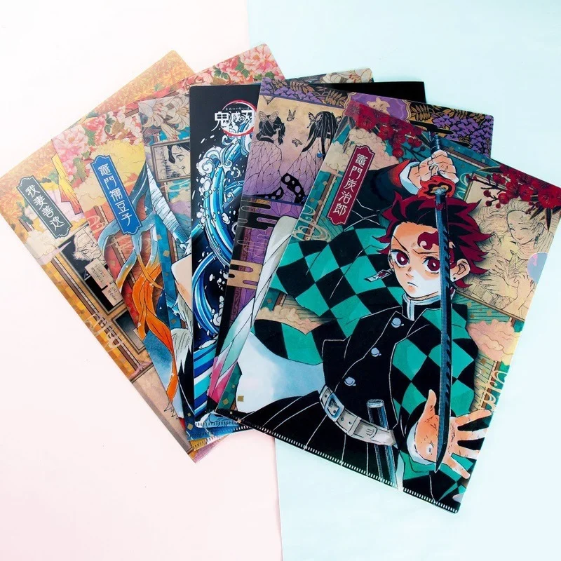 5Pcs/lot Anime Demon Slayer Kimetsu No Yaiba PVC File Folder A4 Storage File Folder School Office Learning Supplies
5Pcs/lot Anime Demon Slayer Kimetsu No Yaiba PVC File Folder A4 Storage File Folder School Office Learning Supplies