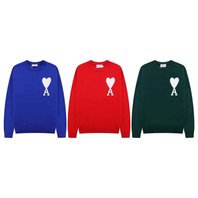 Casual Sweaters Men Women Love Ami Sweater Pullover Round Collar Mens Thickening Winter Man Clothing Hoody Embroidery
Casual Sweaters Men Women Love Ami Sweater Pullover Round Collar Mens Thickening Winter Man Clothing Hoody Embroidery