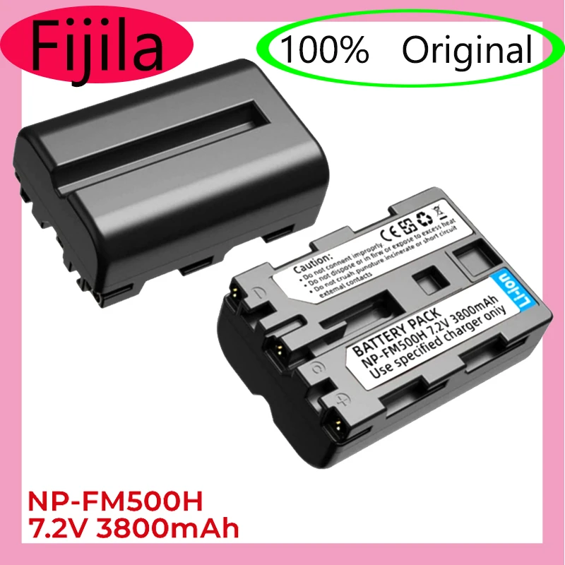 NP-FM500H 2Pack Replacement Battery 3800mAh for Alpha A57/A58/A65/A68/A77/A99/A100/A200/A300/A500 。Compatible with original 
NP-FM500H 2Pack Replacement Battery 3800mAh for Alpha A57/A58/A65/A68/A77/A99/A100/A200/A300/A500 。Compatible with original