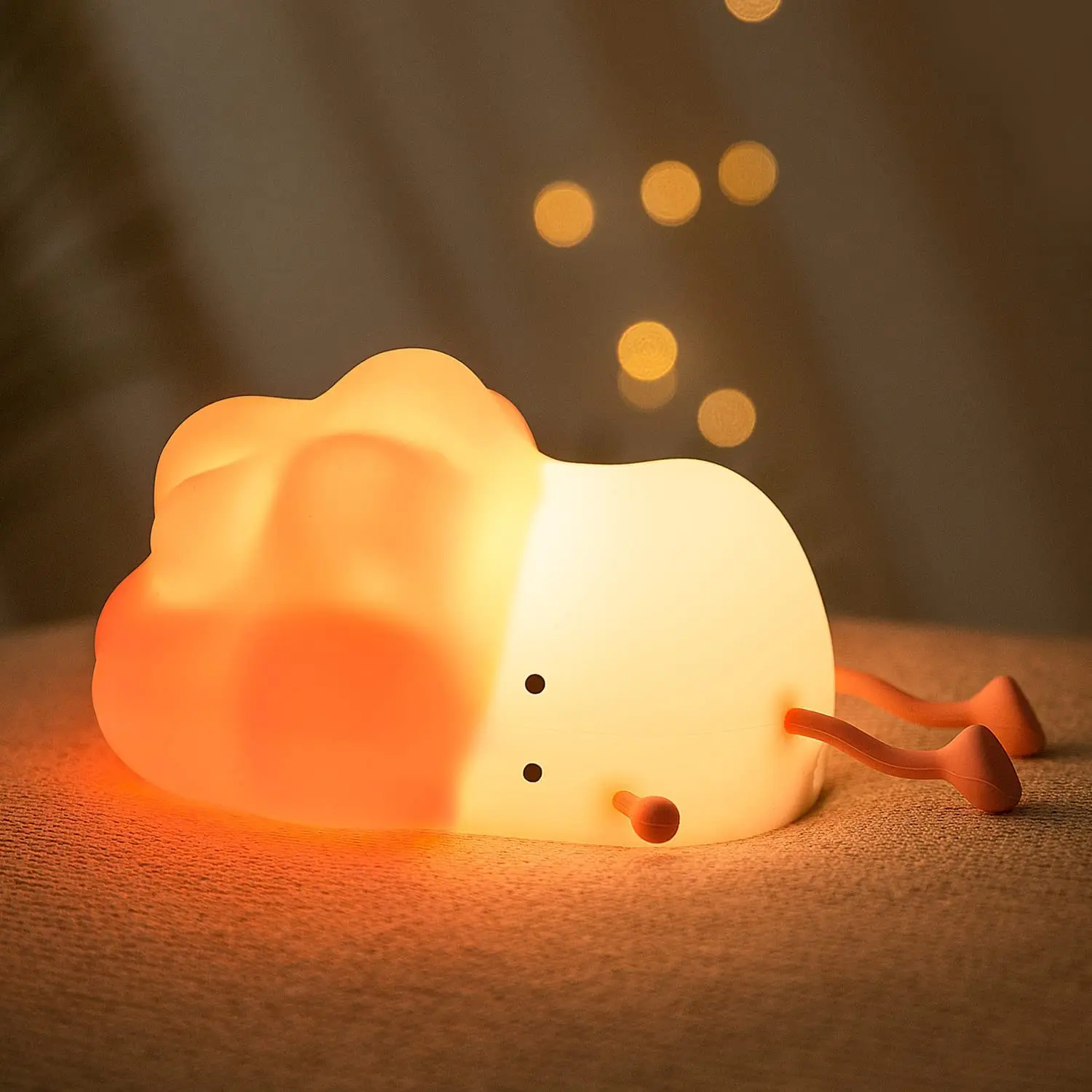 Cute Lying Cabbage Night Light USB Rechargeable Squishy Nightlights Touch Sensor Timer Kid Gift Bedroom Bedside Decoration Lamp 
Cute Lying Cabbage Night Light USB Rechargeable Squishy Nightlights Touch Sensor Timer Kid Gift Bedroom Bedside Decoration Lamp