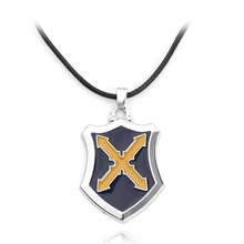 Fate/Grand Order Apocrypha Saber Mordred Cosplay Knight Cross Necklace Pendant Rope Chain Collier Femme Joyas cross necklace