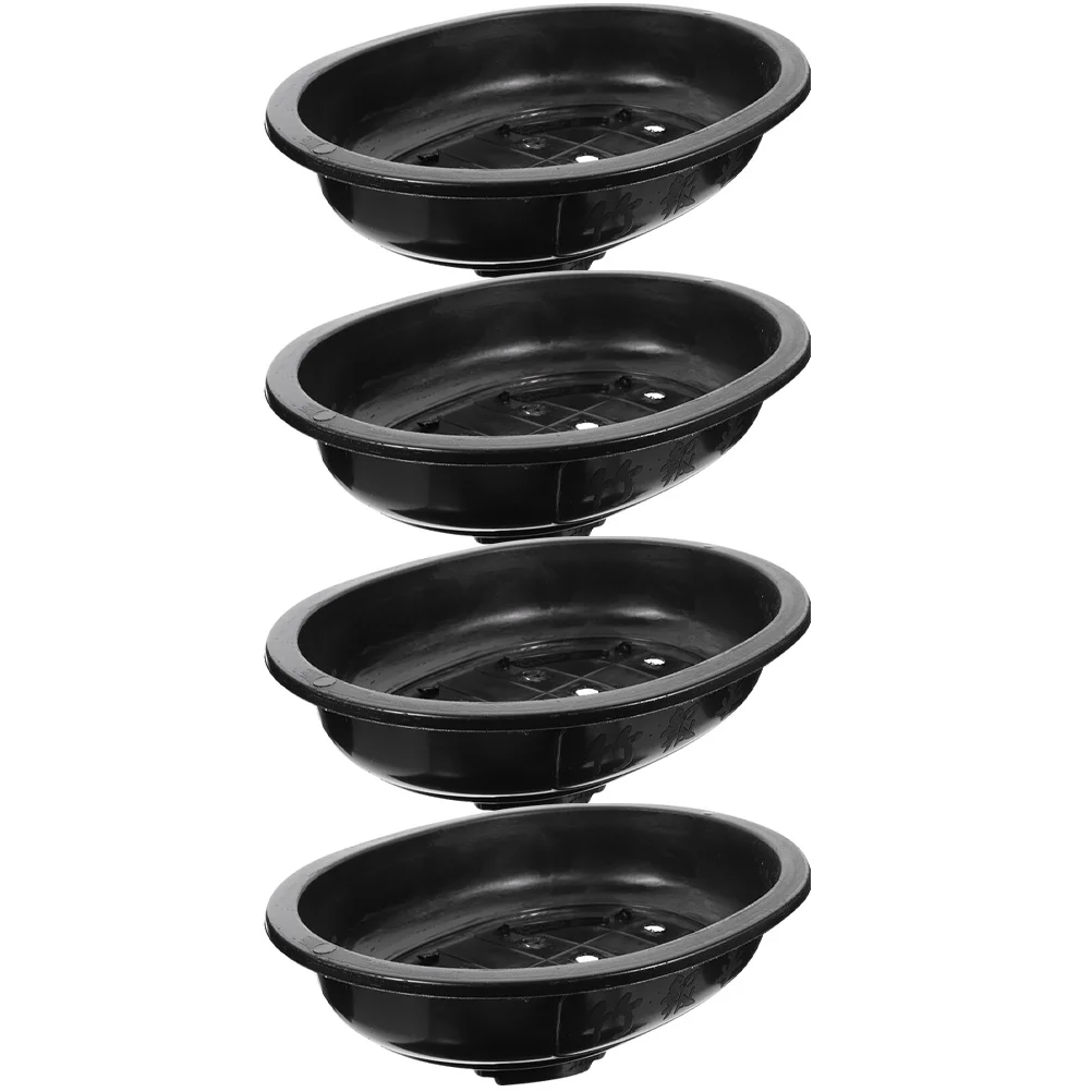 4 Pcs Oval Flower Pot Large Indoor Plants Household Flowerpot Garden Container Plastic Pots Home Bonsai Nursery Holder
4 Pcs Oval Flower Pot Large Indoor Plants Household Flowerpot Garden Container Plastic Pots Home Bonsai Nursery Holder
