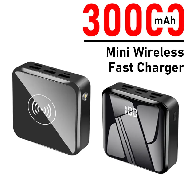 30000mAh Mini Wireless Power Bank Portable fast Charging 3USB External Battery Digital Display For samsung iPhone Spare battery
30000mAh Mini Wireless Power Bank Portable fast Charging 3USB External Battery Digital Display For samsung iPhone Spare battery