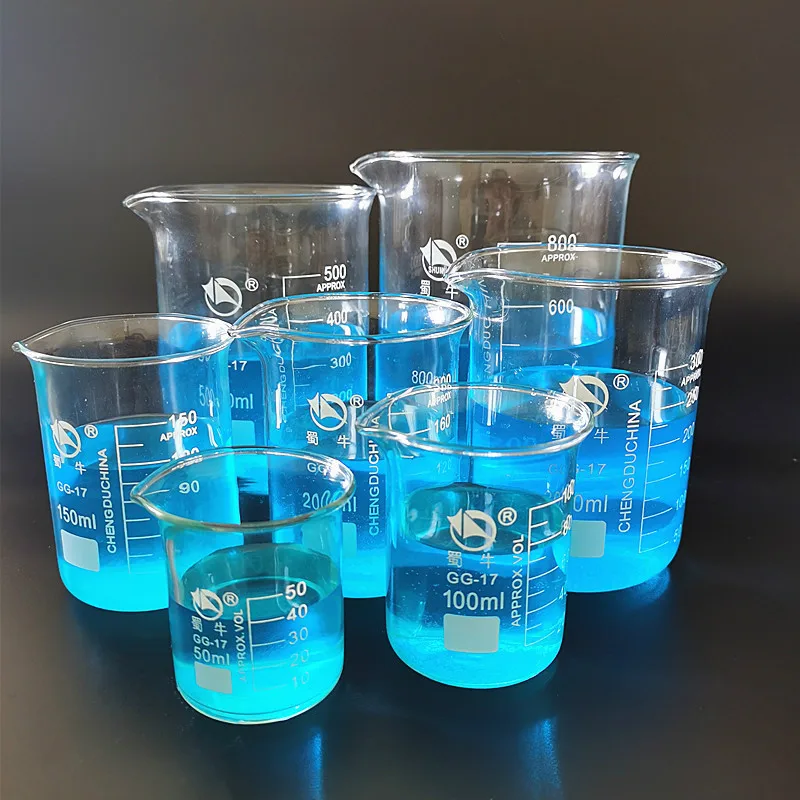High-Quality 1Set 25ml-800ml Glass Beaker Borosilicate Glass Lab Instrument Low Form Clear Thick Glassware
High-Quality 1Set 25ml-800ml Glass Beaker Borosilicate Glass Lab Instrument Low Form Clear Thick Glassware