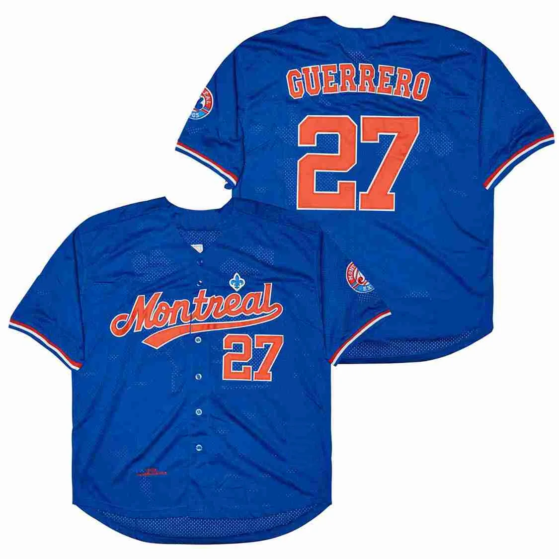 

BG Baseball Jersey Montreal 8 CARTER 27 GUERRERO 45 MARTINEZ 10 DAWSON Jerseys Sewing Embroidery Sports Outdoor Blue 2023 New