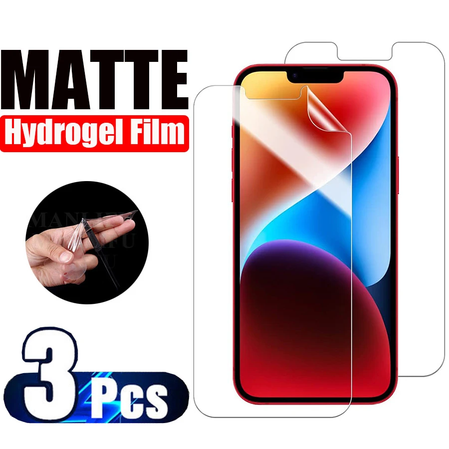 Матовая Гидрогелевая пленка 3 шт., полное покрытие для iPhone 11 12 13 14 Pro Max mini, Защита экрана для iPhone 14 8 7 Plus SE 2020, без стекла
Матовая Гидрогелевая пленка 3 шт., полное покрытие для iPhone 11 12 13 14 Pro Max mini, Защита экрана для iPhone 14 8 7 Plus SE 2020, без стекла
