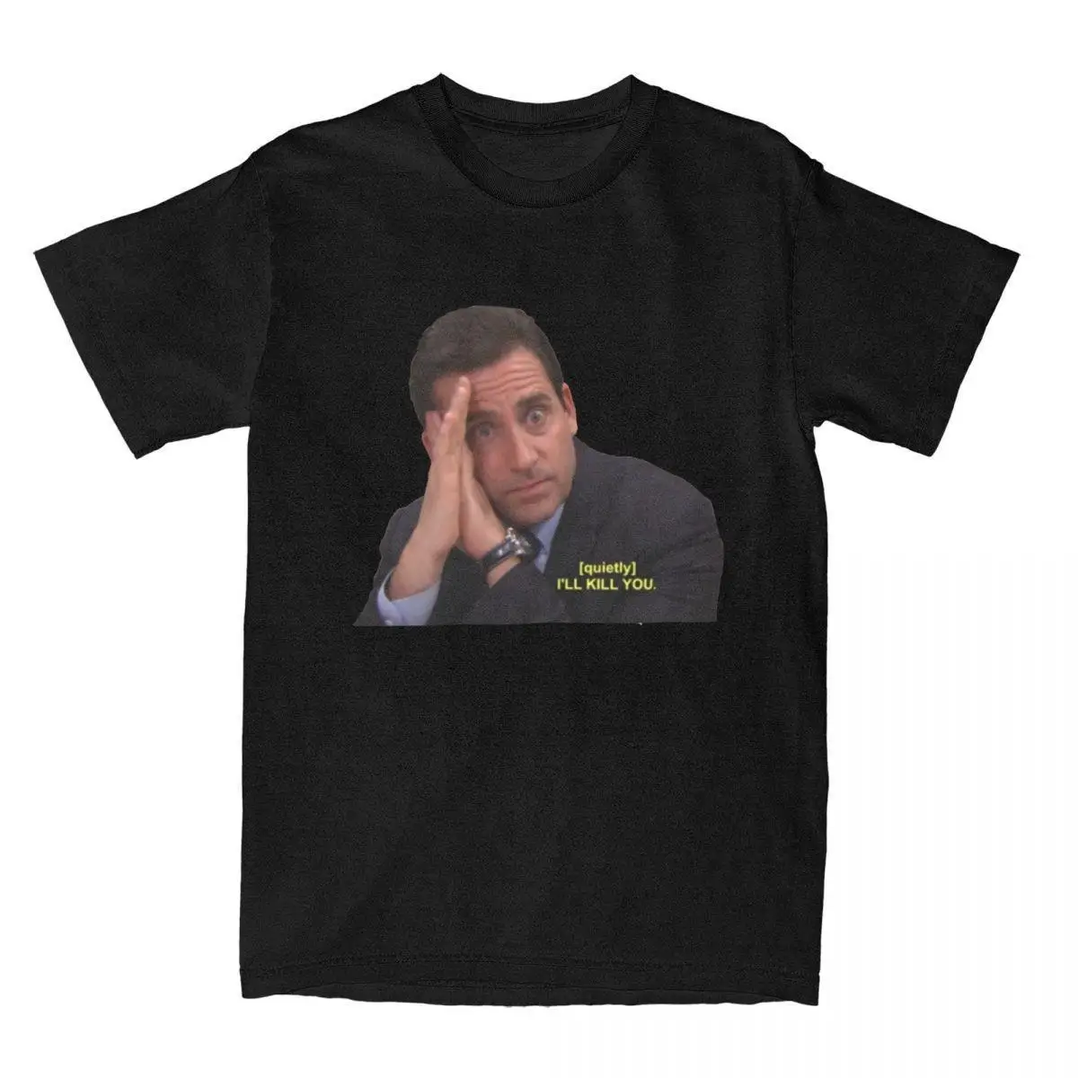 I'll Kill You The Office T-Shirts Men Casual 100% Cotton Tees Round Neck Short Sleeve T Shirt Big Size Clothes
I'll Kill You The Office T-Shirts Men Casual 100% Cotton Tees Round Neck Short Sleeve T Shirt Big Size Clothes