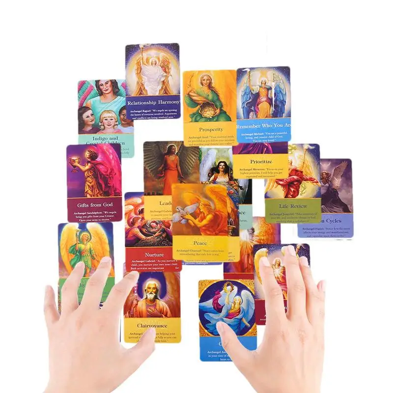 Archangel Oracle Cards English Version Tarot Card Decks for Beginners Professionals Fortune Telling Card Deck Table Board Game
Archangel Oracle Cards English Version Tarot Card Decks for Beginners Professionals Fortune Telling Card Deck Table Board Game