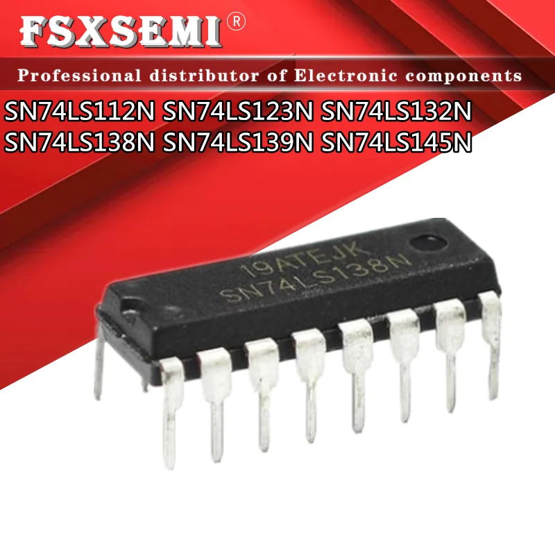 10pcs SN74LS138N DIP-16 74LS138 DIP HD74LS138P SN74LS112N SN74LS123N SN74LS132N SN74LS139N SN74LS145N 74LS123 74LS132 74LS139
10pcs SN74LS138N DIP-16 74LS138 DIP HD74LS138P SN74LS112N SN74LS123N SN74LS132N SN74LS139N SN74LS145N 74LS123 74LS132 74LS139