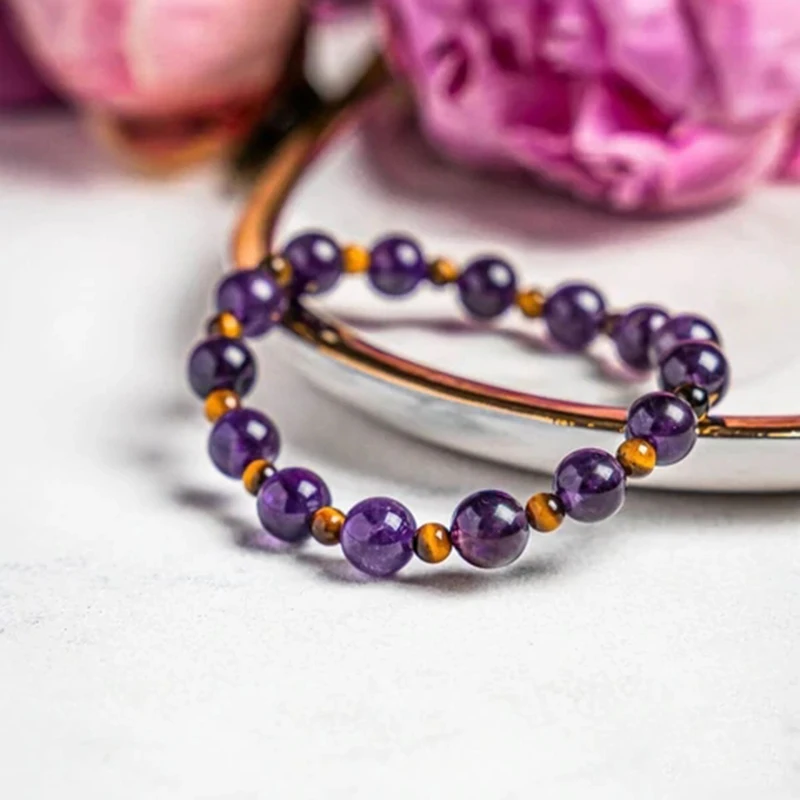OAIITE Adjustable 4MM 8MM Stone Beads Bracelet For Women Natural Amethyst Onyx Tiger Eye Beaded Bracelet Yoga Pulsera Jewelry
OAIITE Adjustable 4MM 8MM Stone Beads Bracelet For Women Natural Amethyst Onyx Tiger Eye Beaded Bracelet Yoga Pulsera Jewelry