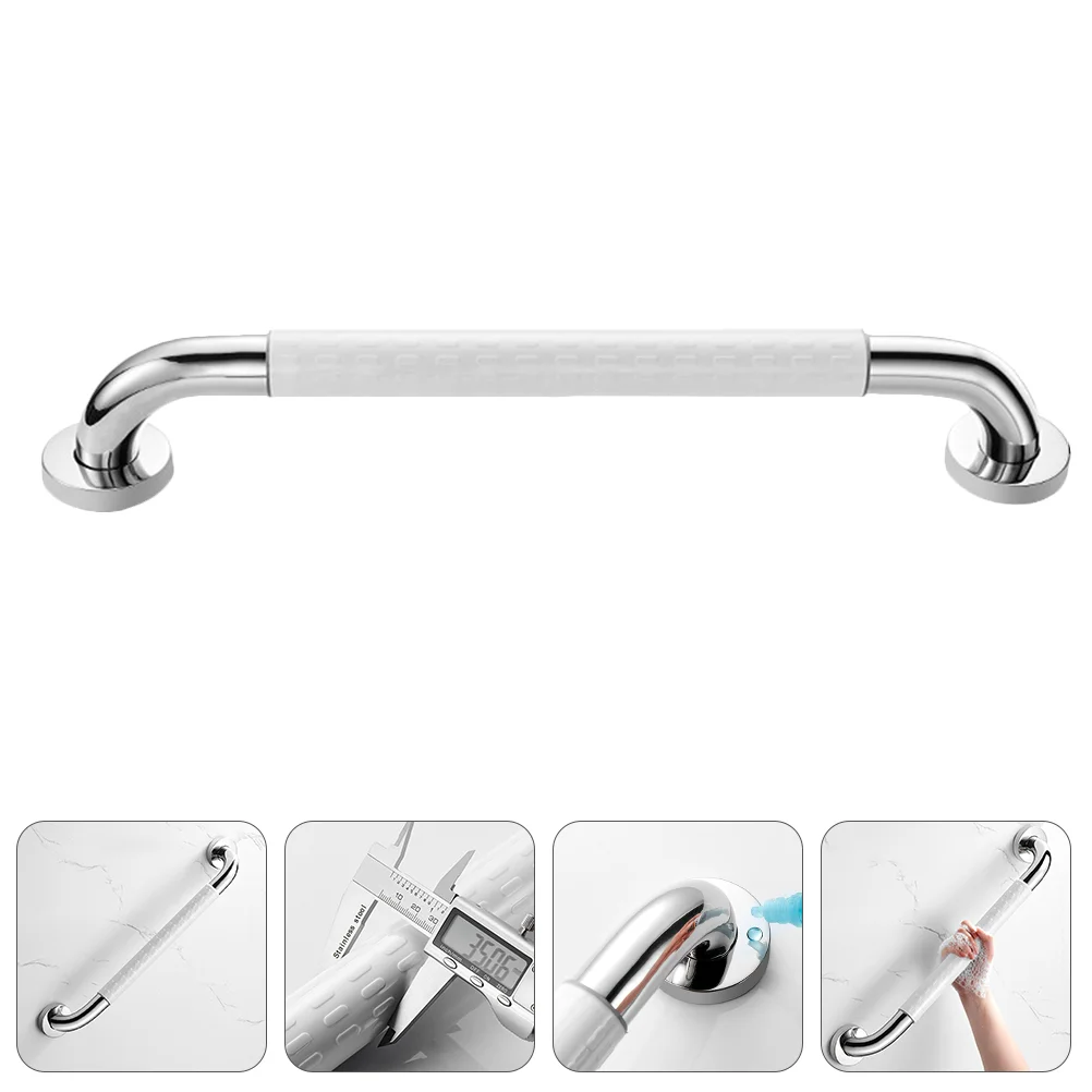 Durable Bathroom Armrest Safety Handle Bathtub Handrail Stair Grab Bar (White)
Durable Bathroom Armrest Safety Handle Bathtub Handrail Stair Grab Bar (White)