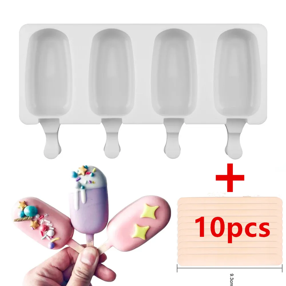 Ice Cream Baking Molds Food Grade Silicone Popsicle Chocolate Molds Cake Cakesicle Mold For DIY Ice Pops Easy To Clean Ice Tray
Ice Cream Baking Molds Food Grade Silicone Popsicle Chocolate Molds Cake Cakesicle Mold For DIY Ice Pops Easy To Clean Ice Tray