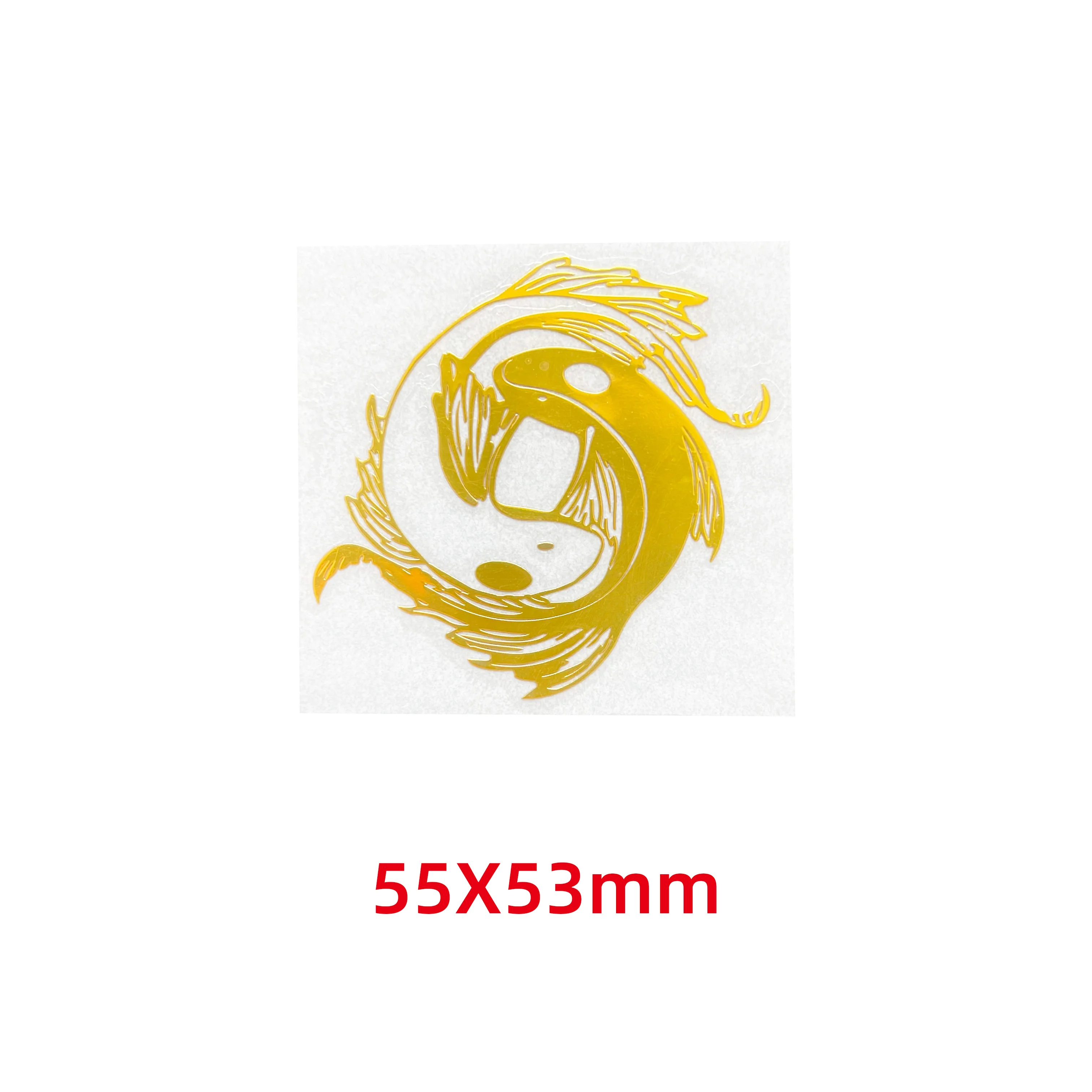 Металлические наклейки ZHOUYAN Тай Чи Инь Янь