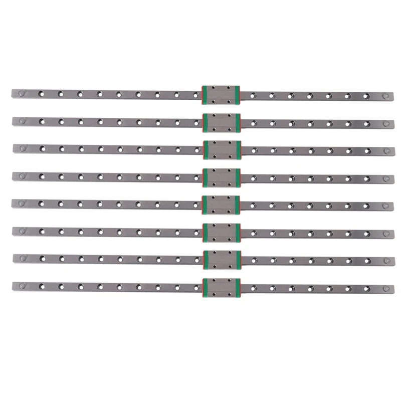 8Pcs 9Mm Linear Guide Miniature Rail MGN9 400Mm Linear Rail And 1 Pcs MGN9H Miniature Rail Slider
8Pcs 9Mm Linear Guide Miniature Rail MGN9 400Mm Linear Rail And 1 Pcs MGN9H Miniature Rail Slider