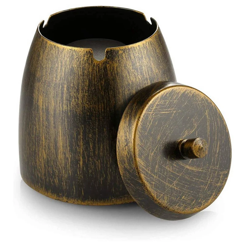 4X Wind Ashtray With Stainless Steel, Ashtray Wind And Rainproof, With Non-Slip Base, Table Ashtray
4X Wind Ashtray With Stainless Steel, Ashtray Wind And Rainproof, With Non-Slip Base, Table Ashtray