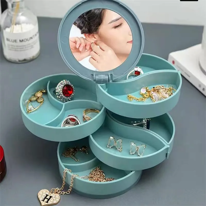 1pc Blue/Pink Jewelry Stand Holder Display Tray Jewelry Storage Box Multilayer Rotating Plastic Stand Earring Ring Box Cosmetics
1pc Blue/Pink Jewelry Stand Holder Display Tray Jewelry Storage Box Multilayer Rotating Plastic Stand Earring Ring Box Cosmetics