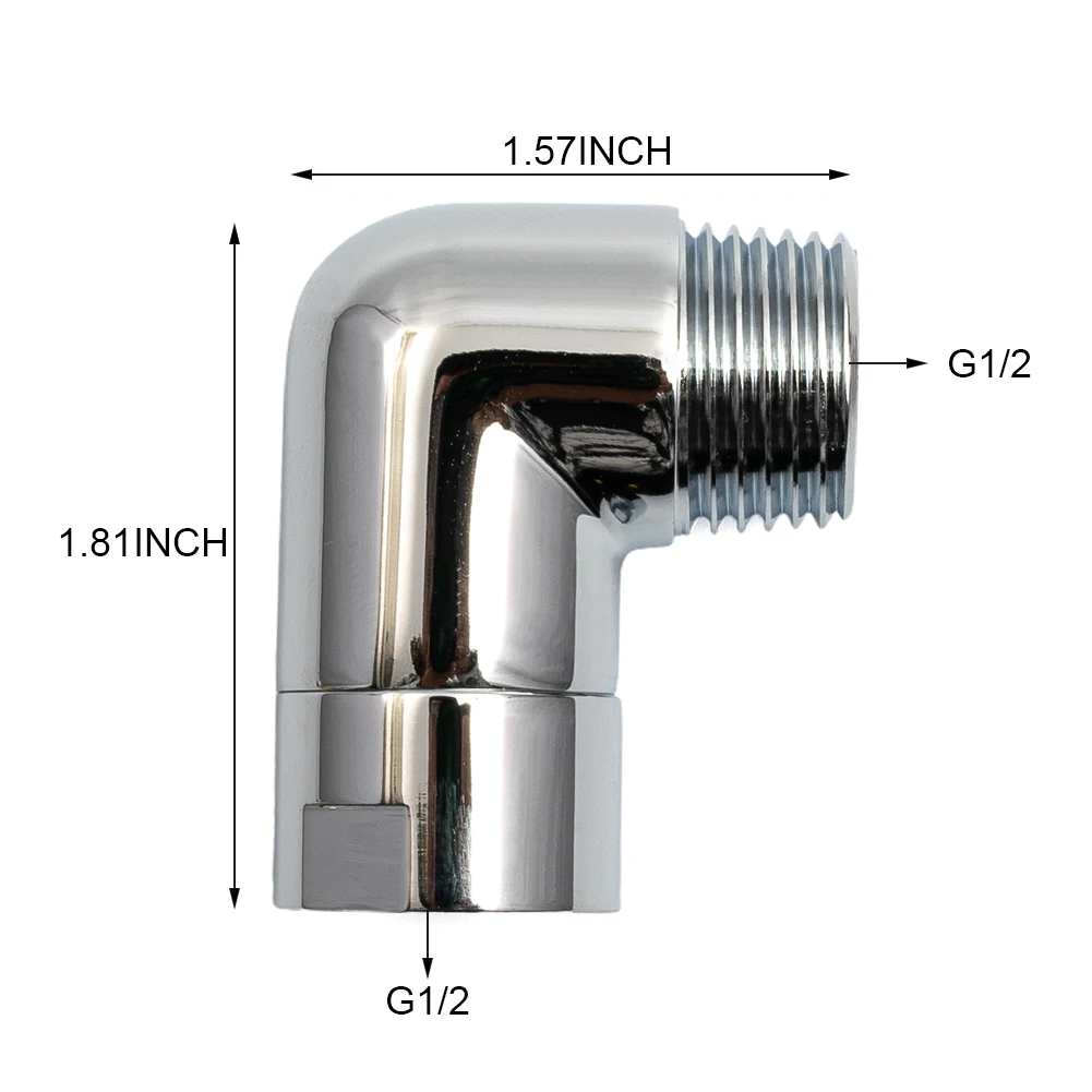 Elbow Adapter Shower Head Matte Black Shower Arm Shower Head 1/2 Inch NPT 90degree Adapter Elbow Female High Quality
Elbow Adapter Shower Head Matte Black Shower Arm Shower Head 1/2 Inch NPT 90degree Adapter Elbow Female High Quality