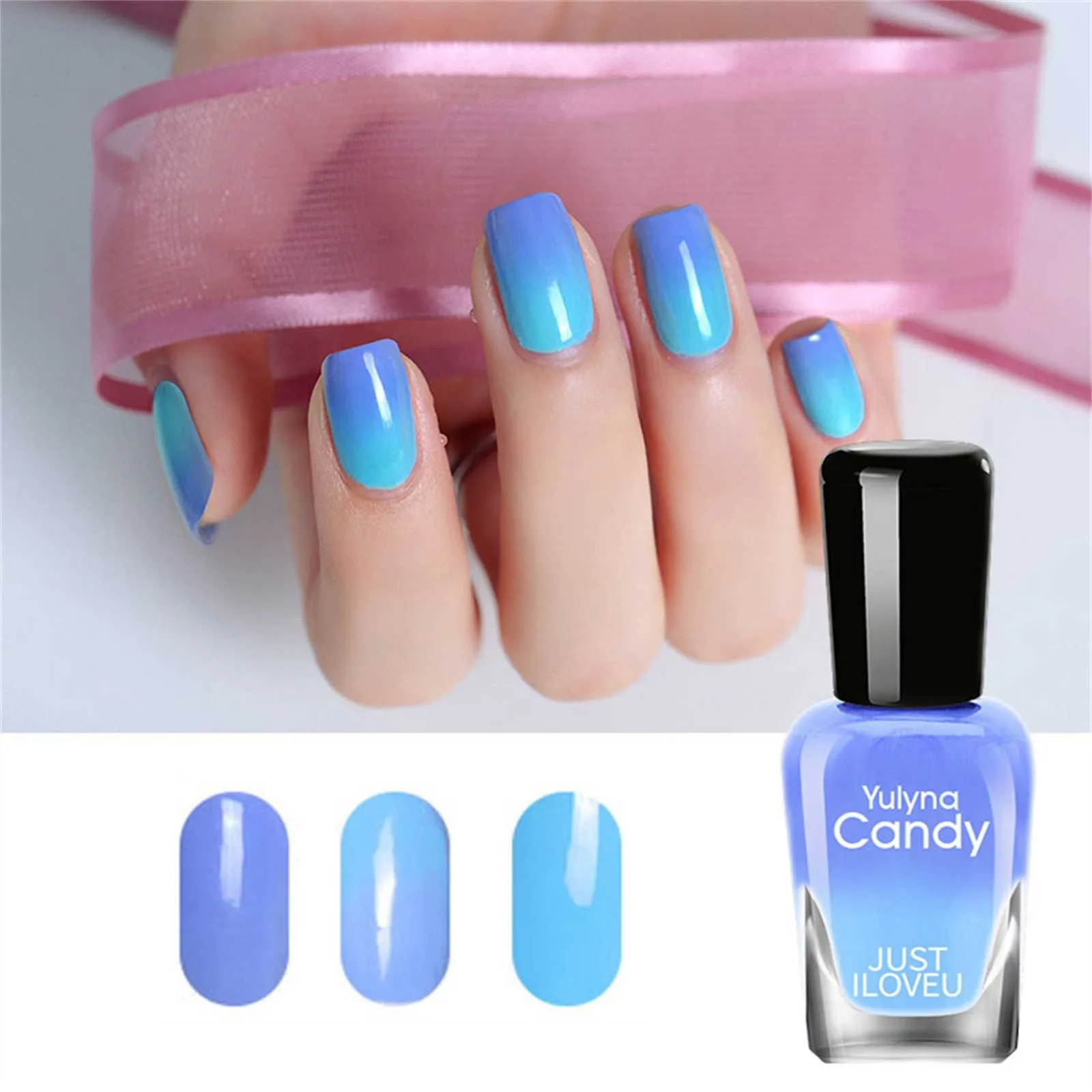 Temperature Change Nail Polish Dramatic color changing Temperature Control Nail Polish Long Lasting Waterproof Quick Drying 7ml
Temperature Change Nail Polish Dramatic color changing Temperature Control Nail Polish Long Lasting Waterproof Quick Drying 7ml