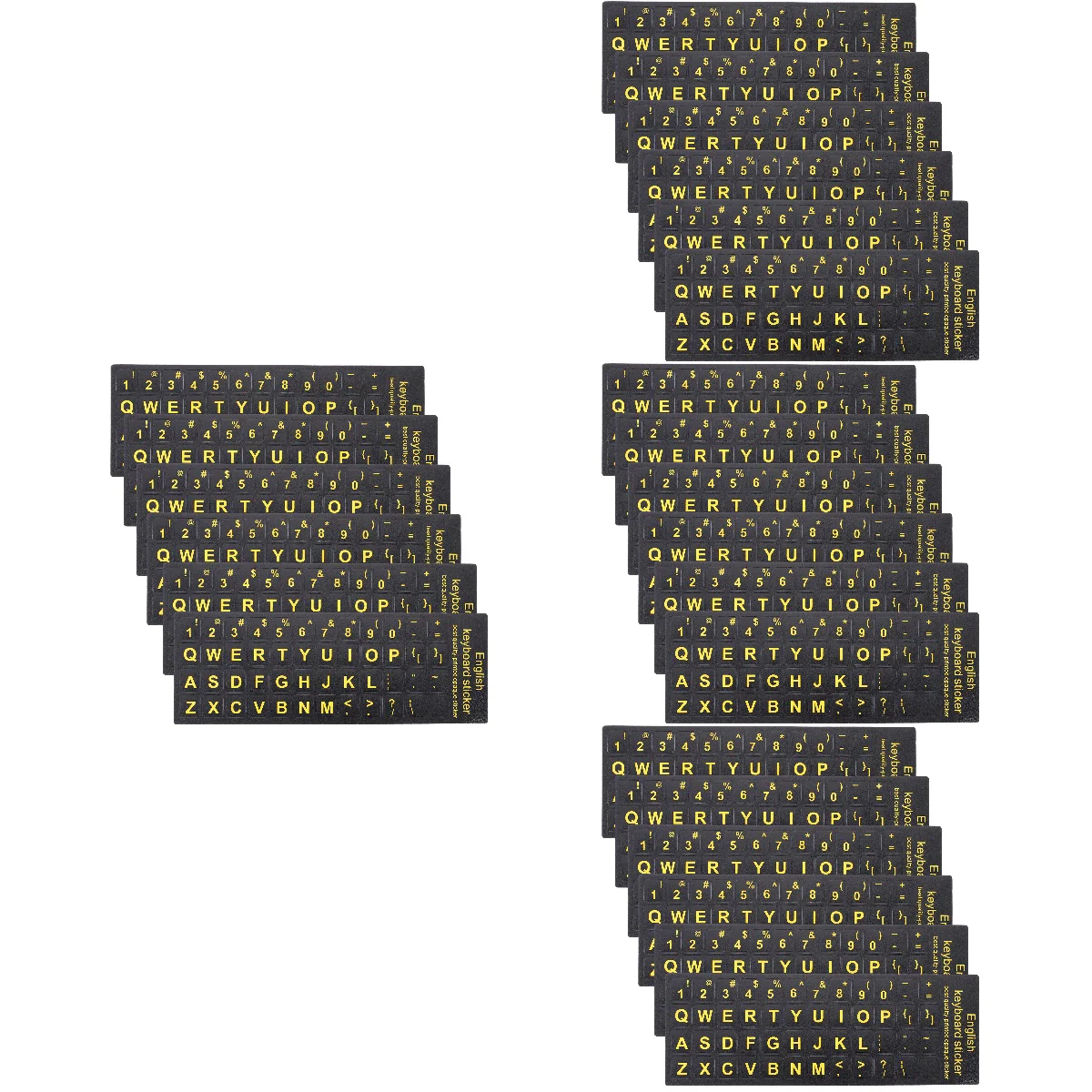 24 Sheets Keyboard Sticker Universal English Keyboard Sticker Computer Accessory
24 Sheets Keyboard Sticker Universal English Keyboard Sticker Computer Accessory