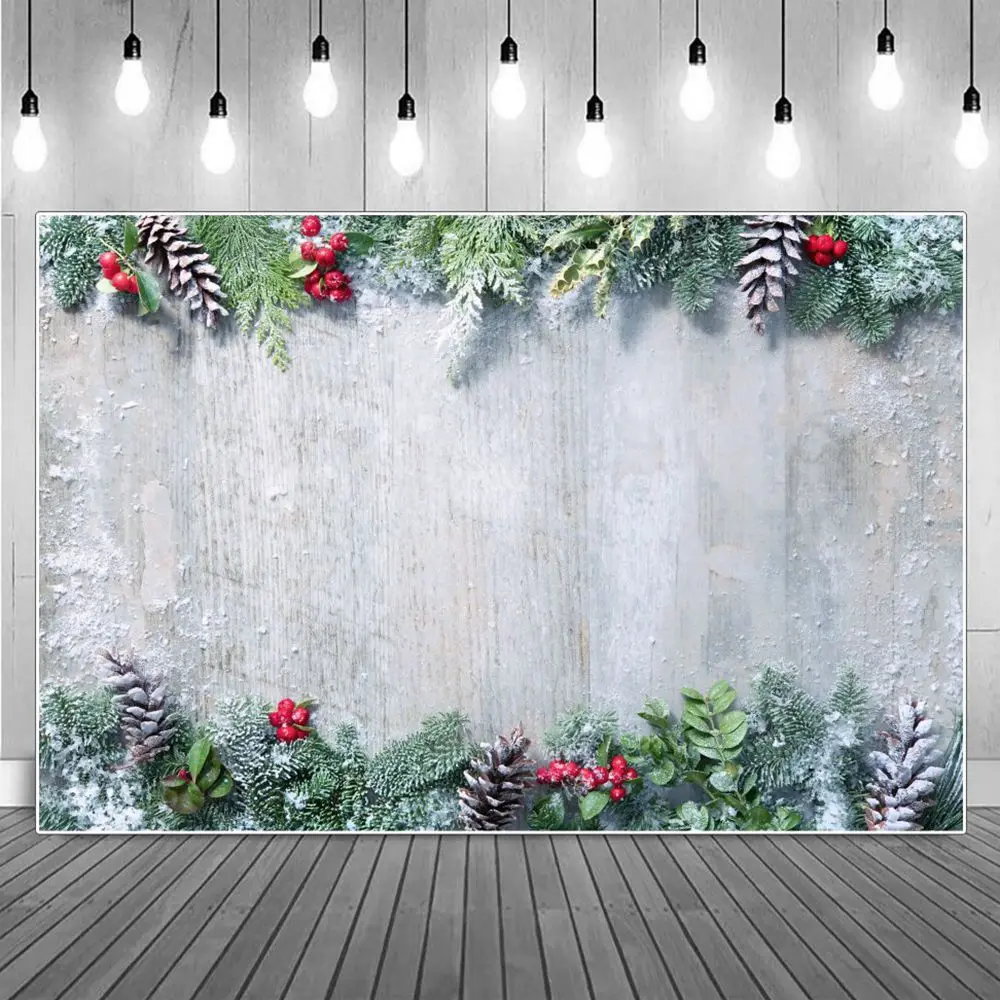 Snowflakes Pine Cones Holly Wooden Planks Christmas Photography Backgrounds Custom Baby Party Decoration Photo Booth Backdrops
Snowflakes Pine Cones Holly Wooden Planks Christmas Photography Backgrounds Custom Baby Party Decoration Photo Booth Backdrops