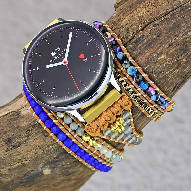 Cute Original Bracelet Band For Samsung Galaxy Watch 45MM 46MM 22MM Fashion Natural Stone Design 20MM Strap For Huawei Fossil
Cute Original Bracelet Band For Samsung Galaxy Watch 45MM 46MM 22MM Fashion Natural Stone Design 20MM Strap For Huawei Fossil