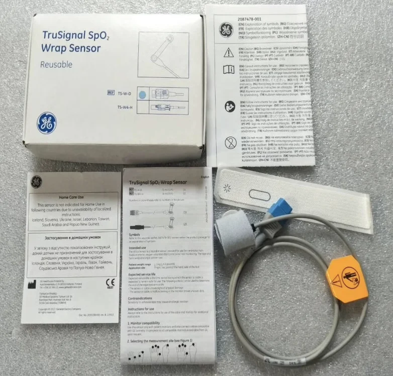 GE Ohmeda Technology ECG Monitor Middle End 9-Pin Wrapped Blood Oxygen Probe TS-W-D
GE Ohmeda Technology ECG Monitor Middle End 9-Pin Wrapped Blood Oxygen Probe TS-W-D