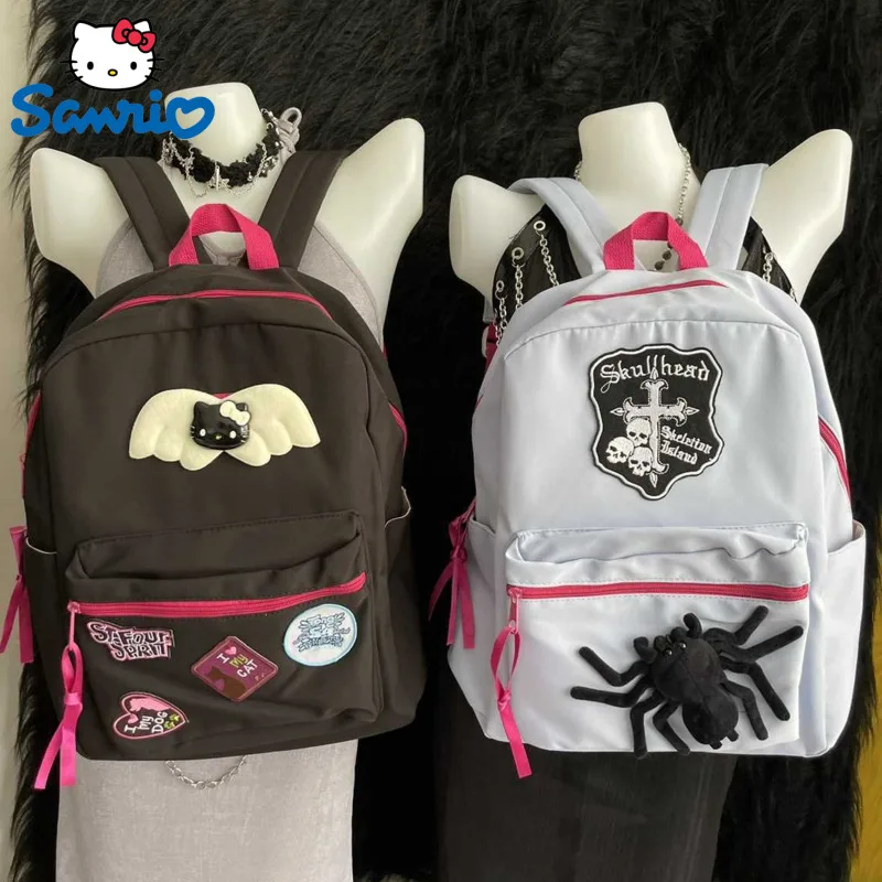Sanrio, Hello Kitty Американский ретро рюкзак с вышивкой череп с перекрестными крыльями для Y2k Молодежный студенческий нейлоновый рюкзак на молнии для колледжа
Sanrio, Hello Kitty Американский ретро рюкзак с вышивкой череп с перекрестными крыльями для Y2k Молодежный студенческий нейлоновый рюкзак на молнии для колледжа