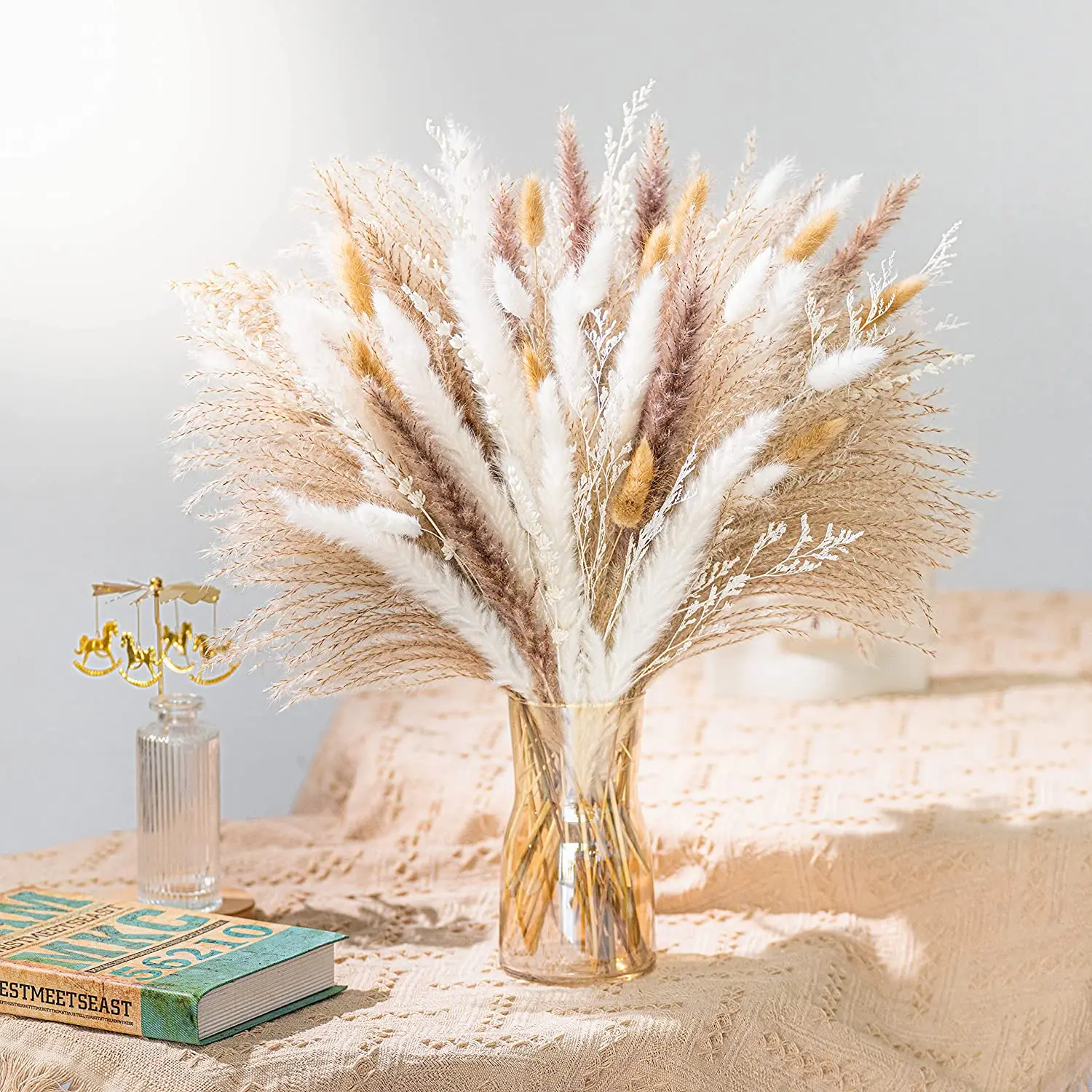 93PCS Mix Dried Flowers Bouquet Natural Pampas Grass for Wedding Boho Flowers Home Table Decor Desk Rustic Farmhouse
93PCS Mix Dried Flowers Bouquet Natural Pampas Grass for Wedding Boho Flowers Home Table Decor Desk Rustic Farmhouse