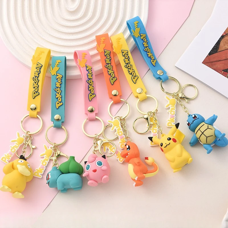 Pokemon Action Figure Pikachu Charmander Squirtle Anime Pokemon Fashion Keychain Bag Keyring Pendant Birthday Gifts
Pokemon Action Figure Pikachu Charmander Squirtle Anime Pokemon Fashion Keychain Bag Keyring Pendant Birthday Gifts