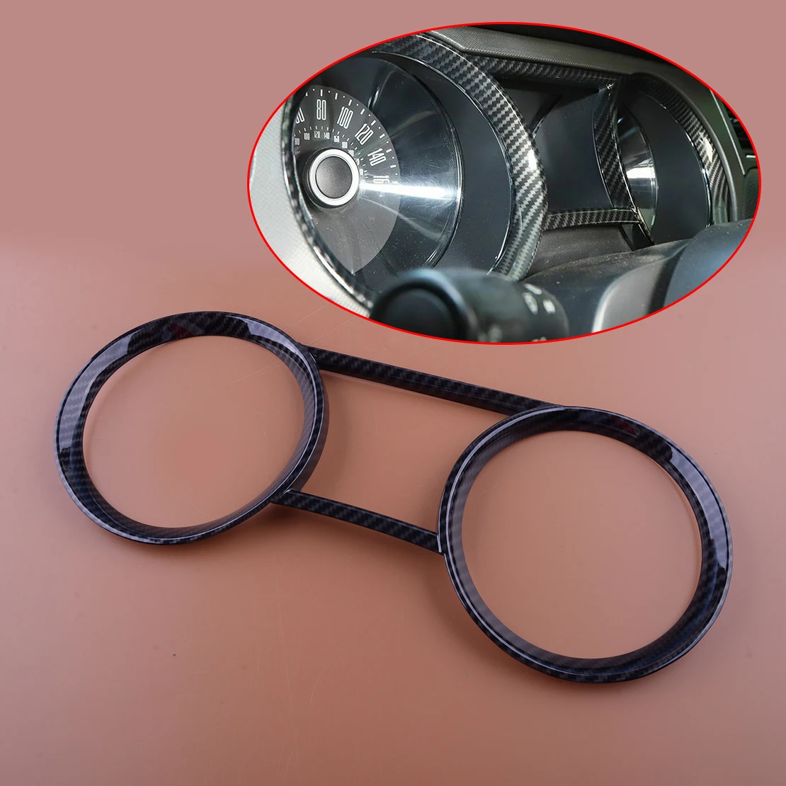 Передняя панель приборной панели, обшивка, рамка, кольцо подходит для Ford Mustang 2010 2011 2012 2013 2014, стильное пластиковое углеродное волокно
Передняя панель приборной панели, обшивка, рамка, кольцо подходит для Ford Mustang 2010 2011 2012 2013 2014, стильное пластиковое углеродное волокно