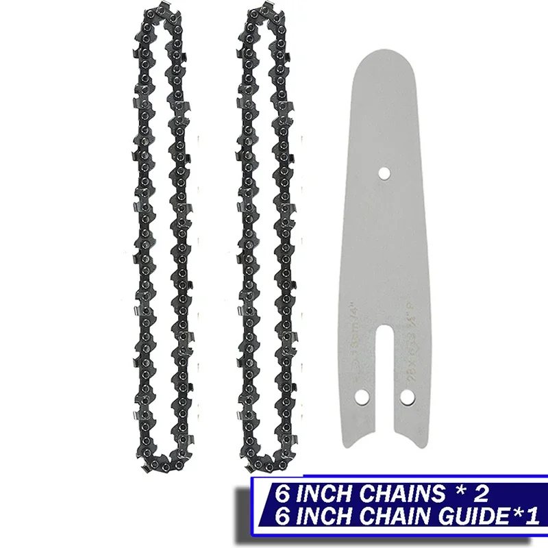 1/2/4 шт., 6-дюймовая стандартная цепь с диагональю 1/4 дюйма, калибровочное руководство для резки дерева, 37-дюймовая стандартная цепь, запчасти для бензопилы 
1/2/4 шт., 6-дюймовая стандартная цепь с диагональю 1/4 дюйма, калибровочное руководство для резки дерева, 37-дюймовая стандартная цепь, запчасти для бензопилы