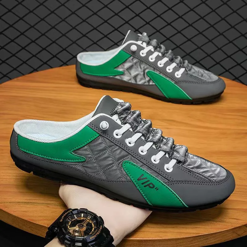 Summer Casual Shoes for men Brand Fashion Trend Men's Sneakers Outdoor Flat Bottom Breathable Thin Section Baotou Half Slippers
Summer Casual Shoes for men Brand Fashion Trend Men's Sneakers Outdoor Flat Bottom Breathable Thin Section Baotou Half Slippers
