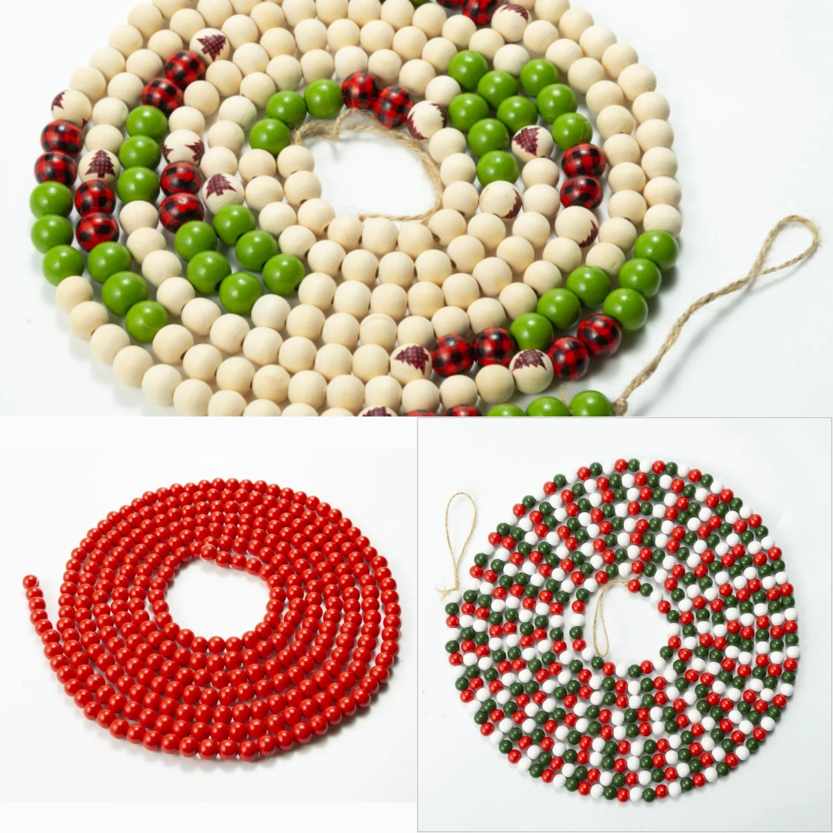 Christmas wooden beads string hemp rope tassel wooden beads string Christmas tree decoration long wooden beads string home
Christmas wooden beads string hemp rope tassel wooden beads string Christmas tree decoration long wooden beads string home