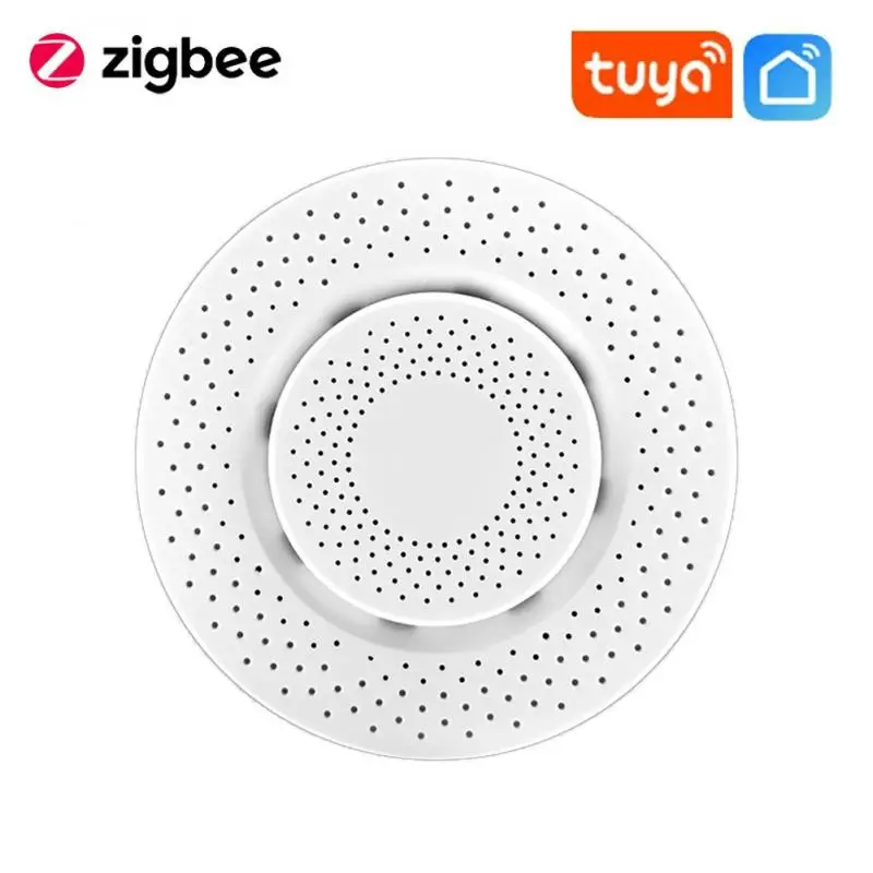 Смарт-детектор дыма Tuya Zigbee, детектор качества воздуха для умного дома, с управлением через приложение
Смарт-детектор дыма Tuya Zigbee, детектор качества воздуха для умного дома, с управлением через приложение