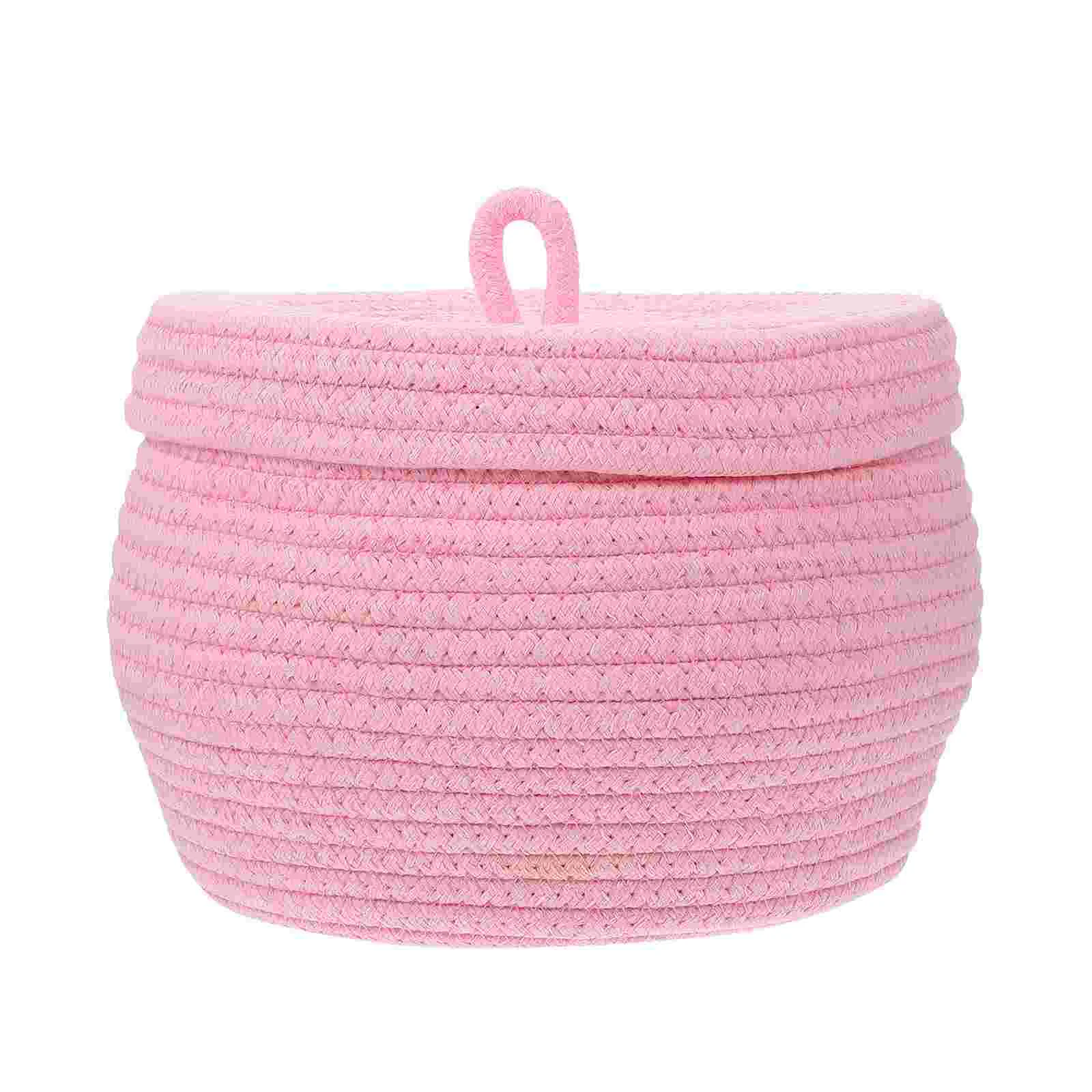Cotton Rope Storage Basket Woven Desktop Organizer Sundries Multi-function Container
Cotton Rope Storage Basket Woven Desktop Organizer Sundries Multi-function Container