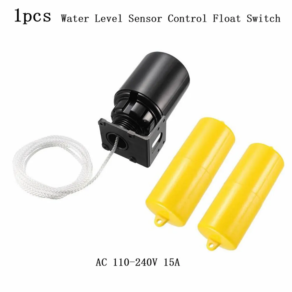AC 110-240V 15A Fluid Level Control Switch With 36.2" Cord Length Sencor Control Hanging Type Float Switch For Home Pumps
AC 110-240V 15A Fluid Level Control Switch With 36.2" Cord Length Sencor Control Hanging Type Float Switch For Home Pumps