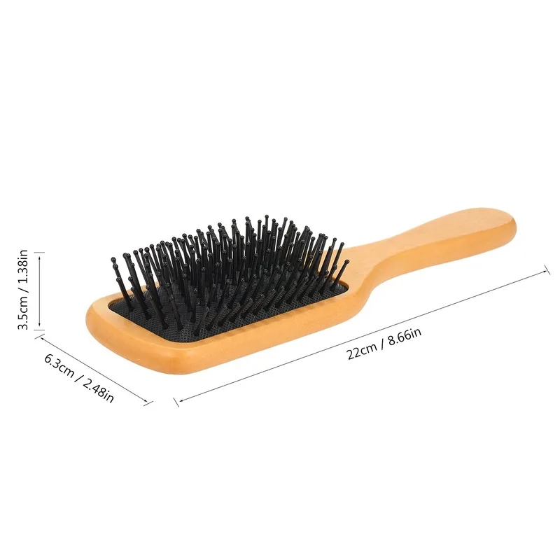 Comb Hair Brush Comb Square Air Cushion Comb Wooden Spa Massage Natural Wood Inserts Combs Anti-static Suitable for Ladies Etc
Comb Hair Brush Comb Square Air Cushion Comb Wooden Spa Massage Natural Wood Inserts Combs Anti-static Suitable for Ladies Etc