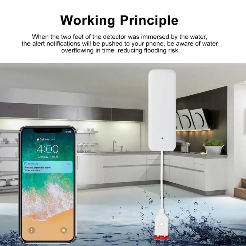 Verflow And Full Water Sensor Zigbee Smart Home Water Flood Detector Tuya App Push Smart Water Leak Alarm Smart Life
Verflow And Full Water Sensor Zigbee Smart Home Water Flood Detector Tuya App Push Smart Water Leak Alarm Smart Life