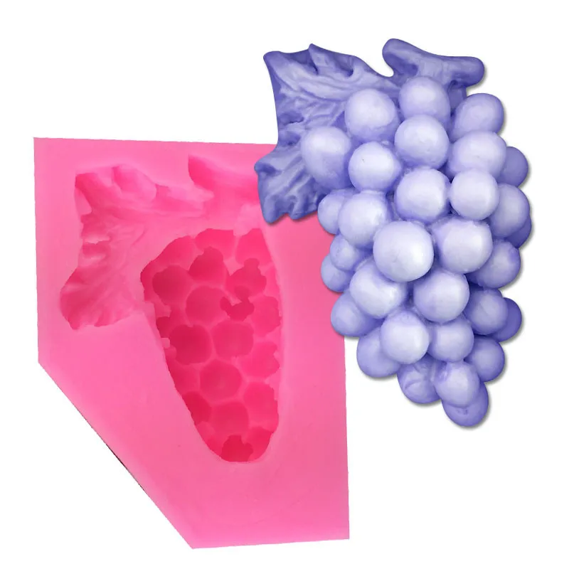 3D three-dimensional grape shape sugar mold silicone cake baking decoration soap mold candle mold
3D three-dimensional grape shape sugar mold silicone cake baking decoration soap mold candle mold