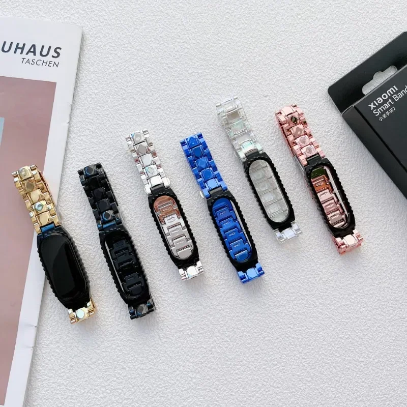 Applicable for Xiaomi Bracelet Strap Electroplating Colorful Imitation Ceramic Strap Case Watches Watch Case Dial Accessories
Applicable for Xiaomi Bracelet Strap Electroplating Colorful Imitation Ceramic Strap Case Watches Watch Case Dial Accessories