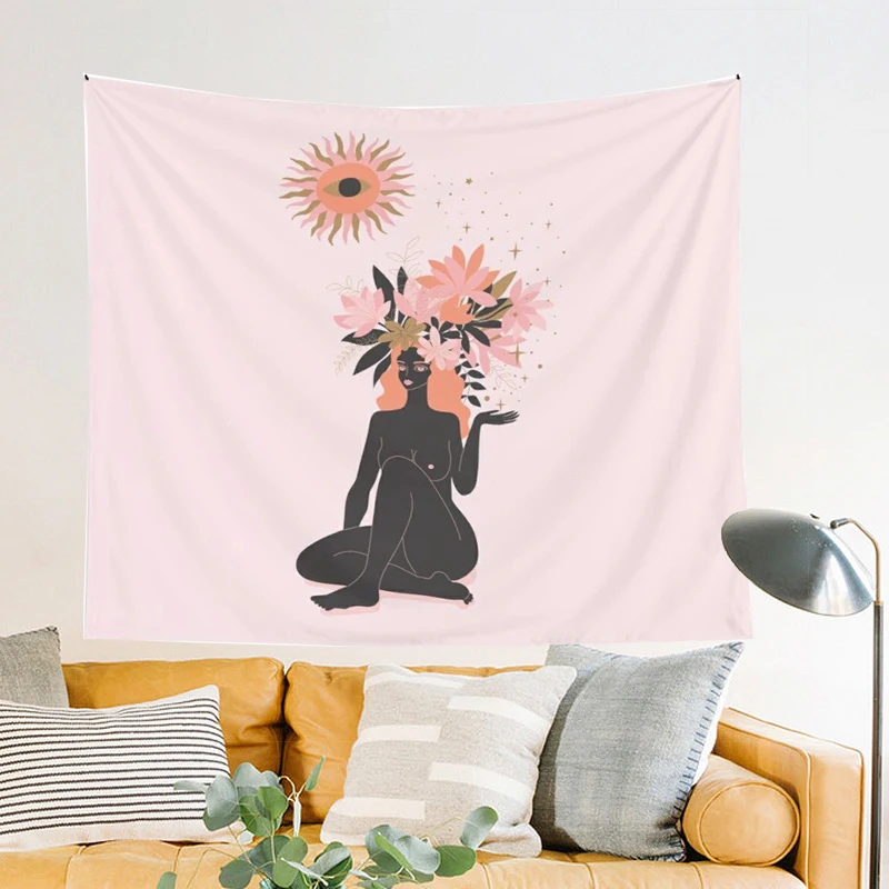 Pink Nude Woman Body Art Tapestry Wall Hanging Hippie Boho Bedroom Home Dorm Decor Abstract Oil Painting Wall Blanket Decoration
Pink Nude Woman Body Art Tapestry Wall Hanging Hippie Boho Bedroom Home Dorm Decor Abstract Oil Painting Wall Blanket Decoration