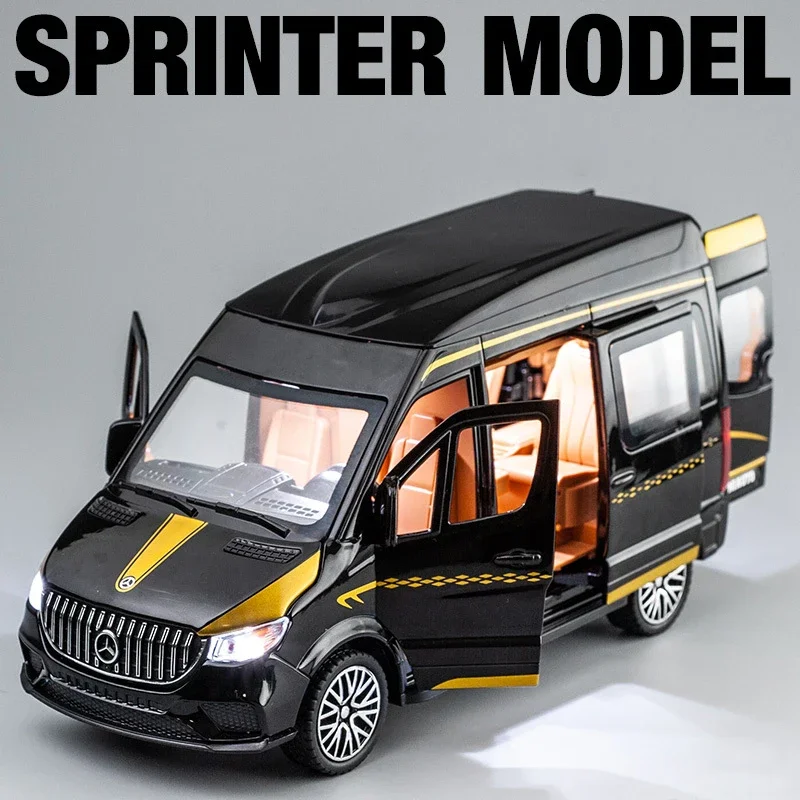 1:24 Sprinter MPV Van Spint RV Alloy Car Die Cast Toy Car Model Sound And Light Children's Toy Collectibles Birthday Gift
1:24 Sprinter MPV Van Spint RV Alloy Car Die Cast Toy Car Model Sound And Light Children's Toy Collectibles Birthday Gift