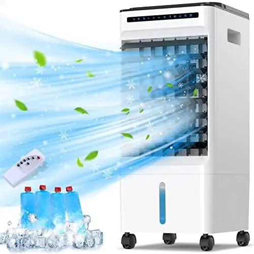 Air Conditioners, 4-IN-1 Air Conditioner Portable for Room with 4 Modes 3 Speeds, 1.32 Gal Water Tank, Portable Ac w/Remote, 7H
Air Conditioners, 4-IN-1 Air Conditioner Portable for Room with 4 Modes 3 Speeds, 1.32 Gal Water Tank, Portable Ac w/Remote, 7H