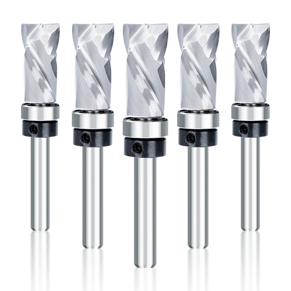 6.35mm Shank Router Bit Milling Cutter Woodworking Tool Upper Lower Flush Carbide End Mill Metal Grinding Engraving Cutting Tool
6.35mm Shank Router Bit Milling Cutter Woodworking Tool Upper Lower Flush Carbide End Mill Metal Grinding Engraving Cutting Tool