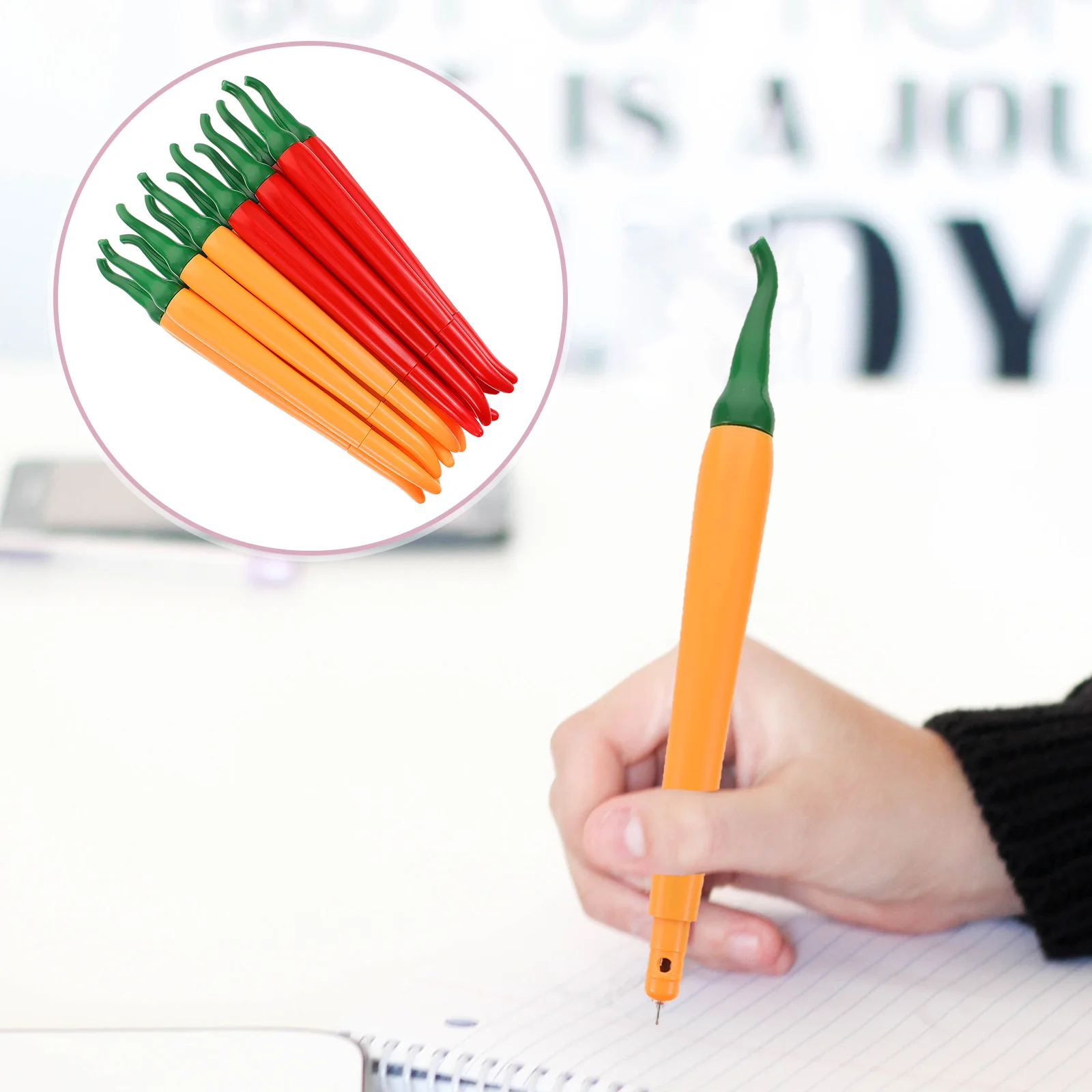 14 Pcs Chili Gel Pen Ink Pens Students Sign Fine Tip Ball Point Black Drawing Bulk Vegetable Shaped Portable
14 Pcs Chili Gel Pen Ink Pens Students Sign Fine Tip Ball Point Black Drawing Bulk Vegetable Shaped Portable