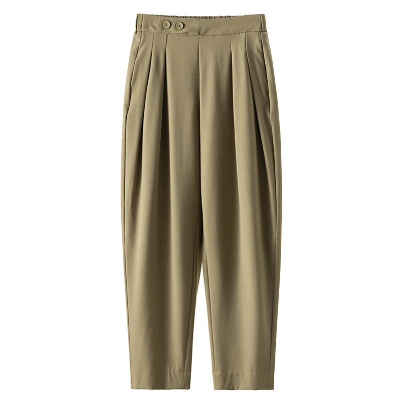 2023 Harem Pants Elastic Waist Pleated Spring/Summer Full Length High Street Pantalones De Mujer Korean Fashion
2023 Harem Pants Elastic Waist Pleated Spring/Summer Full Length High Street Pantalones De Mujer Korean Fashion