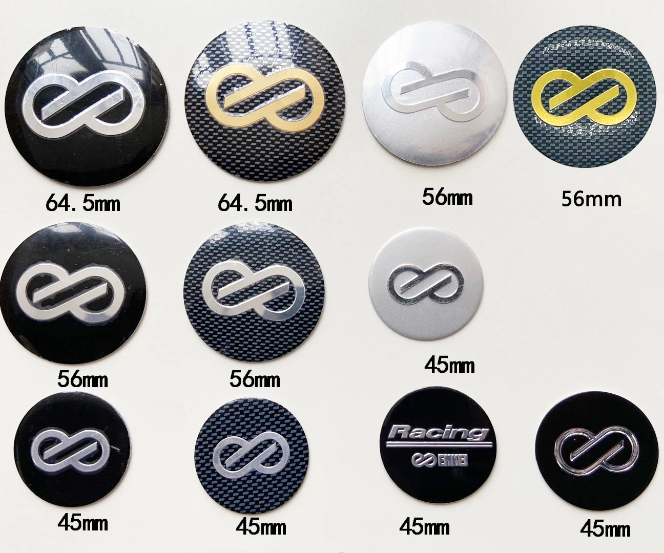4PCS/Lot 45mm 56mm 64.5mm Car Wheel Center Cap Emblem Sticker For ENKEI Racing Hub Cap Aluminium Sticker
4PCS/Lot 45mm 56mm 64.5mm Car Wheel Center Cap Emblem Sticker For ENKEI Racing Hub Cap Aluminium Sticker
