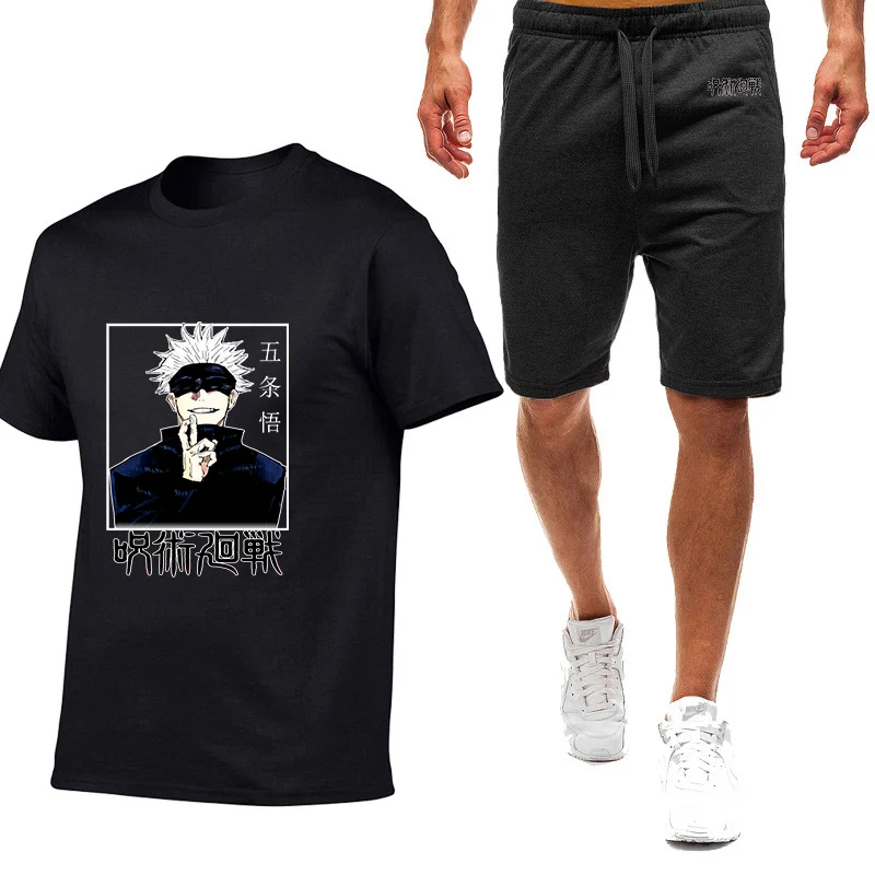NEW Men Short Sleeve Jujutsu Kaisen Summer T-shirt Hip Hop Harajuku Gojo Satoru Print Cotton Tee Shorts Suit Sportswear
NEW Men Short Sleeve Jujutsu Kaisen Summer T-shirt Hip Hop Harajuku Gojo Satoru Print Cotton Tee Shorts Suit Sportswear