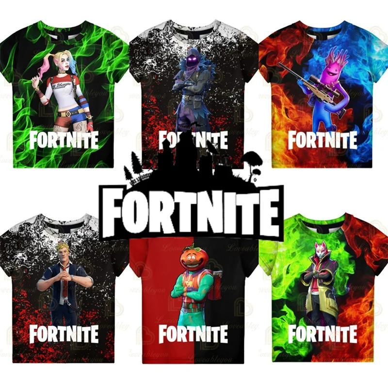 Fortnite Cartoon Summer T Shirt Tops Teen Clothes Shoot Game Kids Tshirt Hero Battle Royale 3D T-shirt Boys Girls Tees
Fortnite Cartoon Summer T Shirt Tops Teen Clothes Shoot Game Kids Tshirt Hero Battle Royale 3D T-shirt Boys Girls Tees