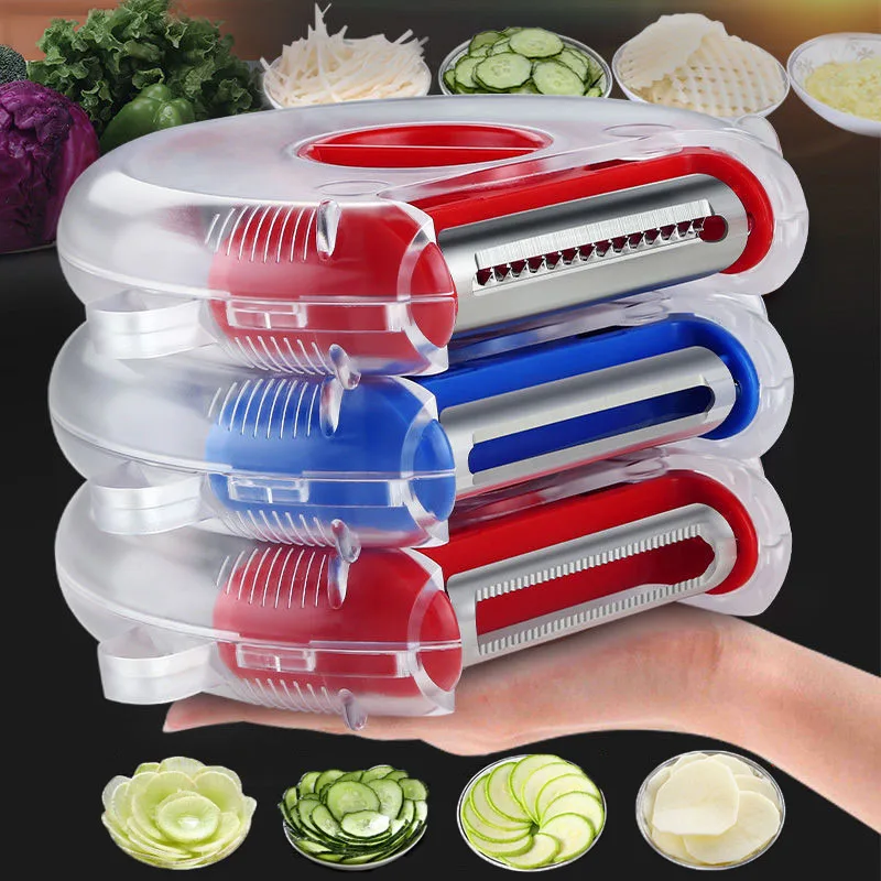 Magic Trio 3 In 1 Peeler Stainless Steel Multifunction Food Peeler Detachable Grater Vegetable Shredder Kitchen Accessories
Magic Trio 3 In 1 Peeler Stainless Steel Multifunction Food Peeler Detachable Grater Vegetable Shredder Kitchen Accessories